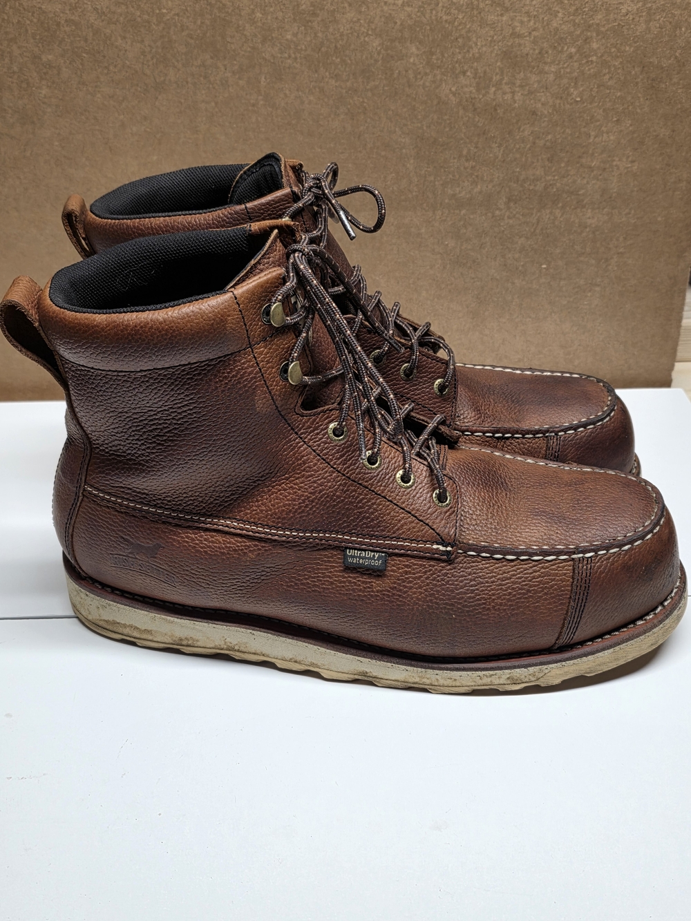 Irish Setter Wingshooter Moc Safety Toe Boots Men's 13 Wide (2E) - Picture 2 of 11